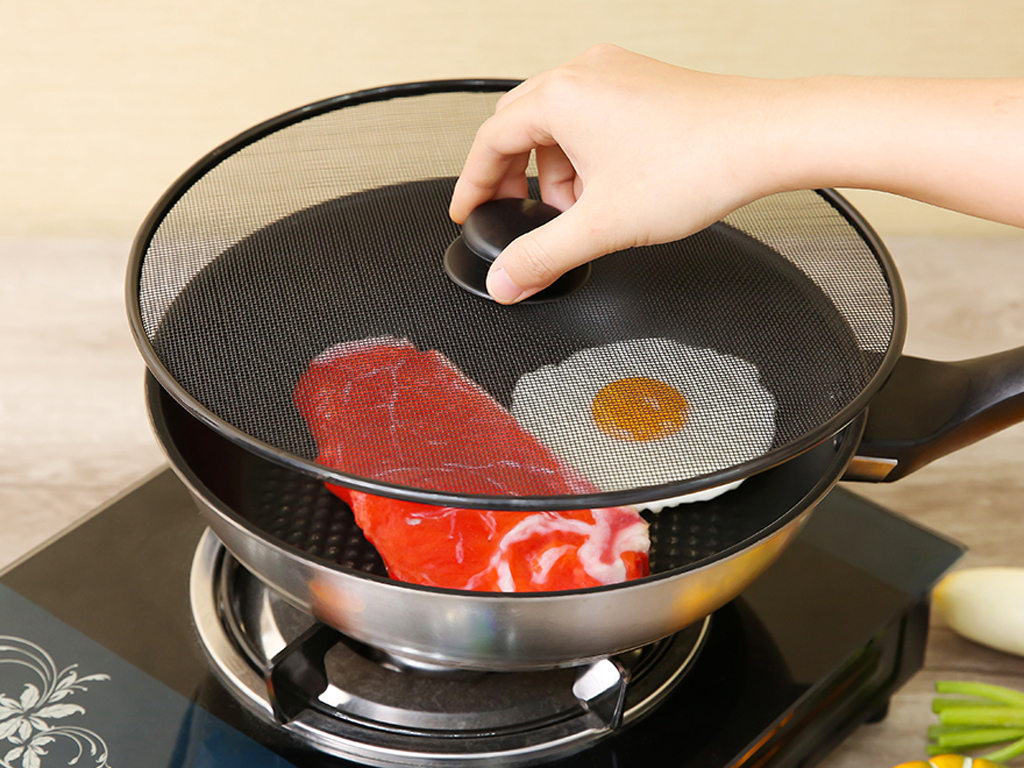 Nắp Lưới Chắn Dầu Mỡ Chống Văng
