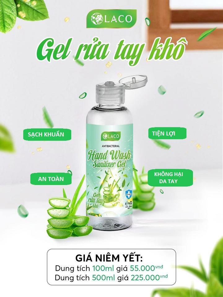 [TRỢ GIÁ] Gel rửa tay khô diệt khuẩn - Nước rửa tay khô - Siêu tiết kiệm - Dạng gel đậm đặc - An toàn - Tiện lợi