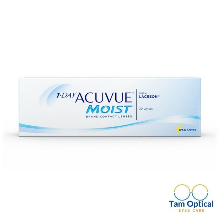 contact 1ngày không màu 1 Day Acuvue moist 5 piece