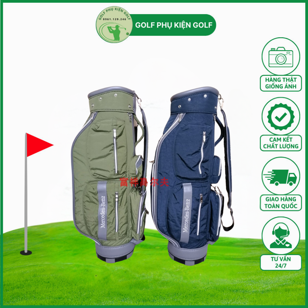 Túi Gậy Golf Mercedes-Benz Vải Dù -2023-Golf Bag For Men And Women- Golf Caddy Bag