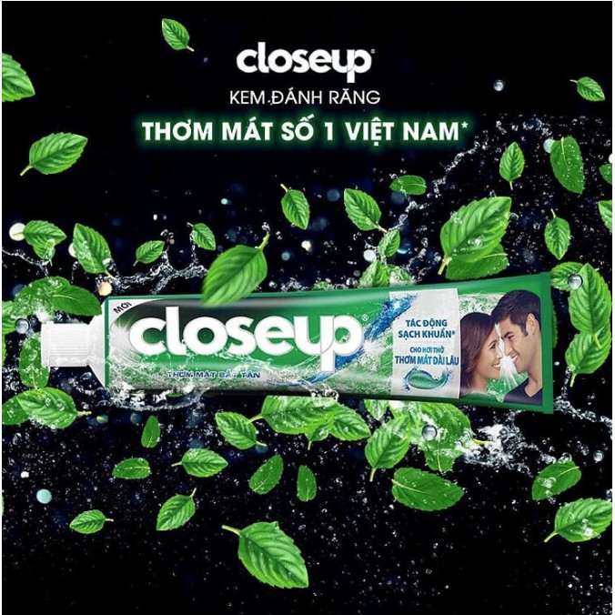 Kem Đánh Răng Closeup 180g Cho Hơi Thở Thơm Mát