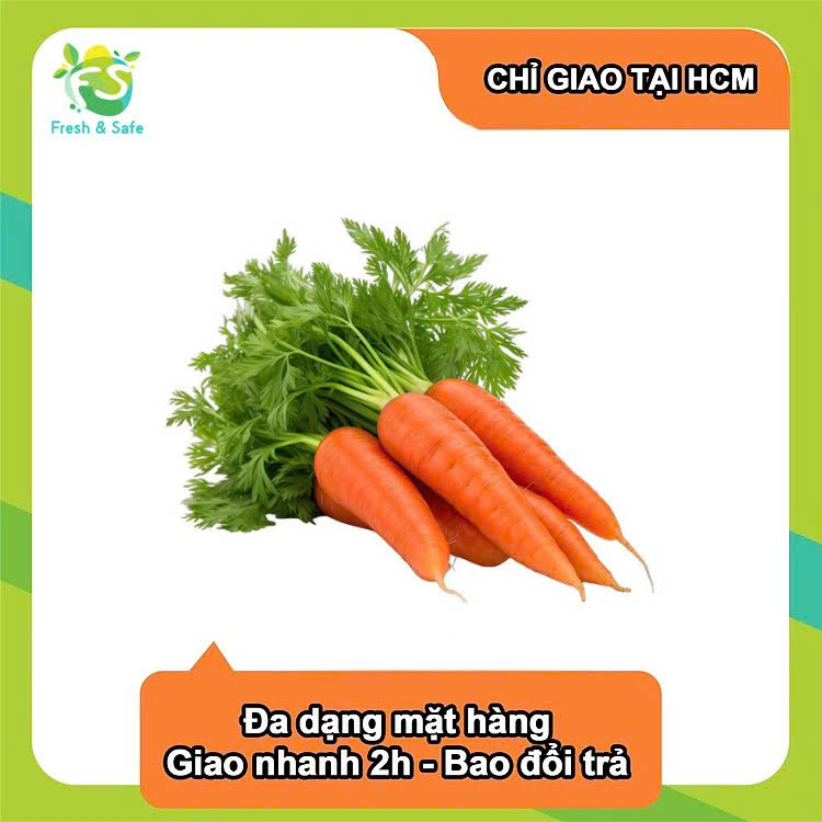 [Chỉ Giao HCM] Cà rốt/ Carrot (Wholesale) - 3kg (sỉ)