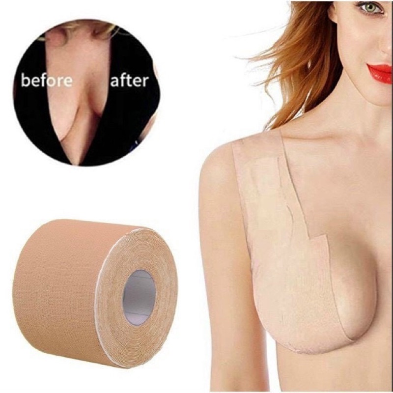 Miếng dán ngực cuộn dễ mặc đồ hở