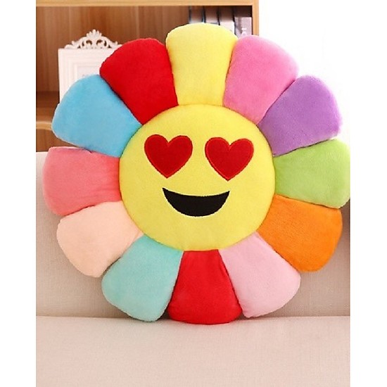 Gối vải bông hình hoa mặt trời 36cm