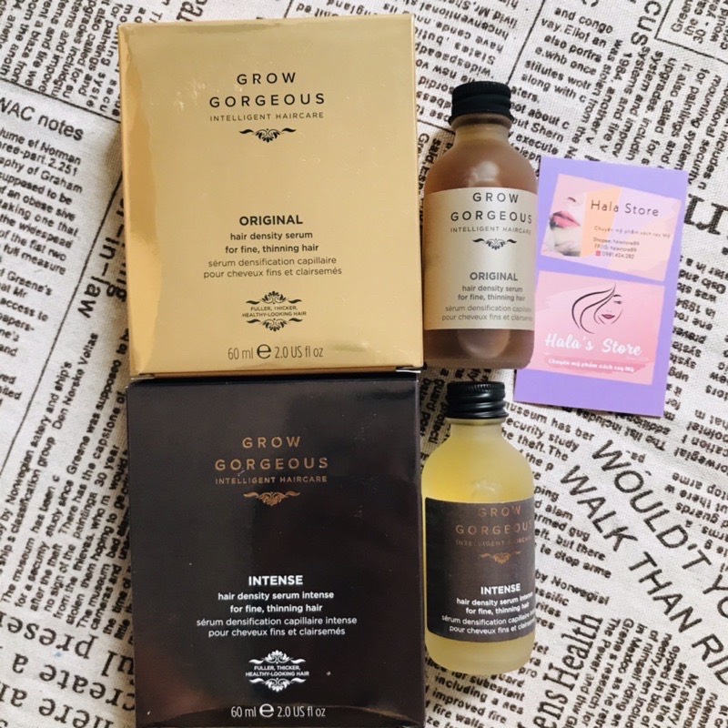 Serum mọc tóc Grow Gorgeous Hair Density Serum - Tinh chất mọc tóc làm dầy tóc Grow Gorgeous Hair Density Serum