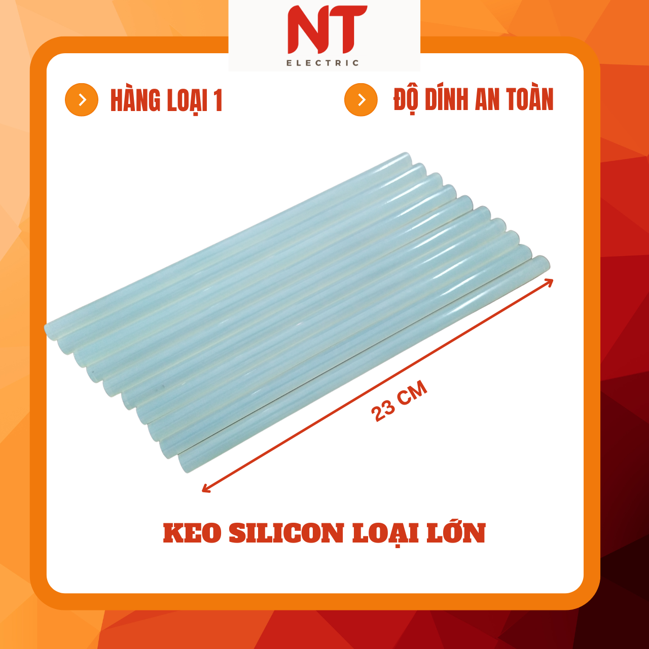 Keo nến Silicon cây lớn, hàng loại 1