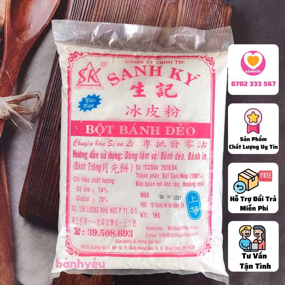 Bột bánh dẻo Sanh Ký Đặc Biệt 1KG