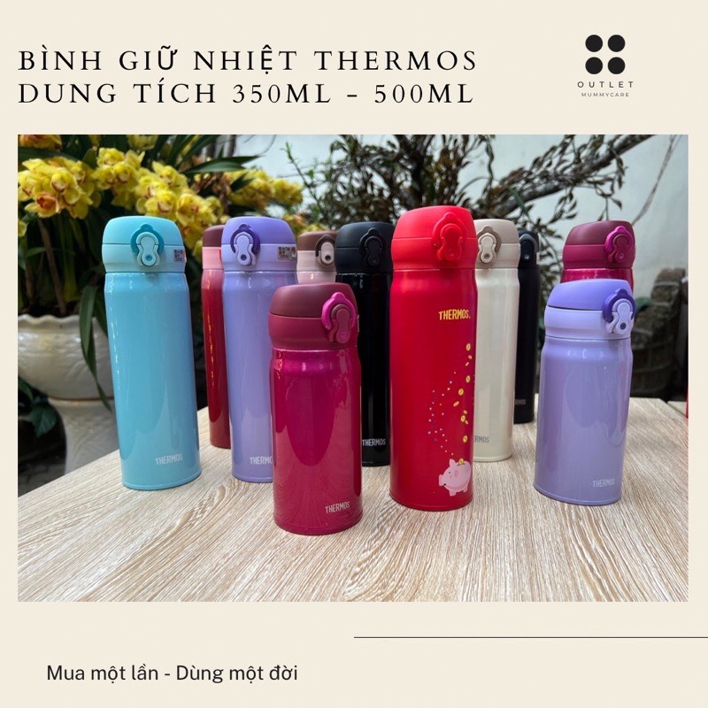 Bình giữ nhiệt thermos bản full màu 350ml và 500ml