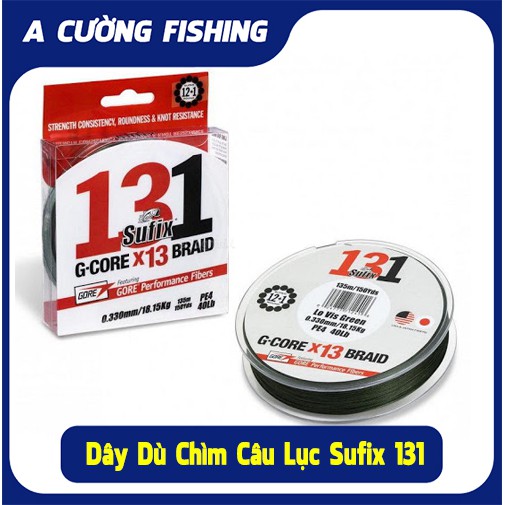 Dây Dù Chìm Câu Lục Sufix 131 Nano 300m siêu bền 1