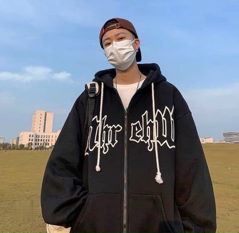 Áo Sweater nỉ in chữ Hàn Quốc- Nỉ ngoại dài tay dáng rộng Ulzzang, Áo Nỉ Sweater Form To Rộng unisex, áo khoác hoodie nam nữ