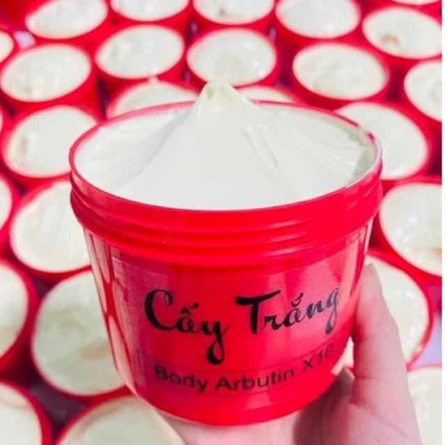 Kem Body Cấy Trắng Arbutin x10 500g Kháng Nước 100% kem ủ siêu trắng, siêu thơm