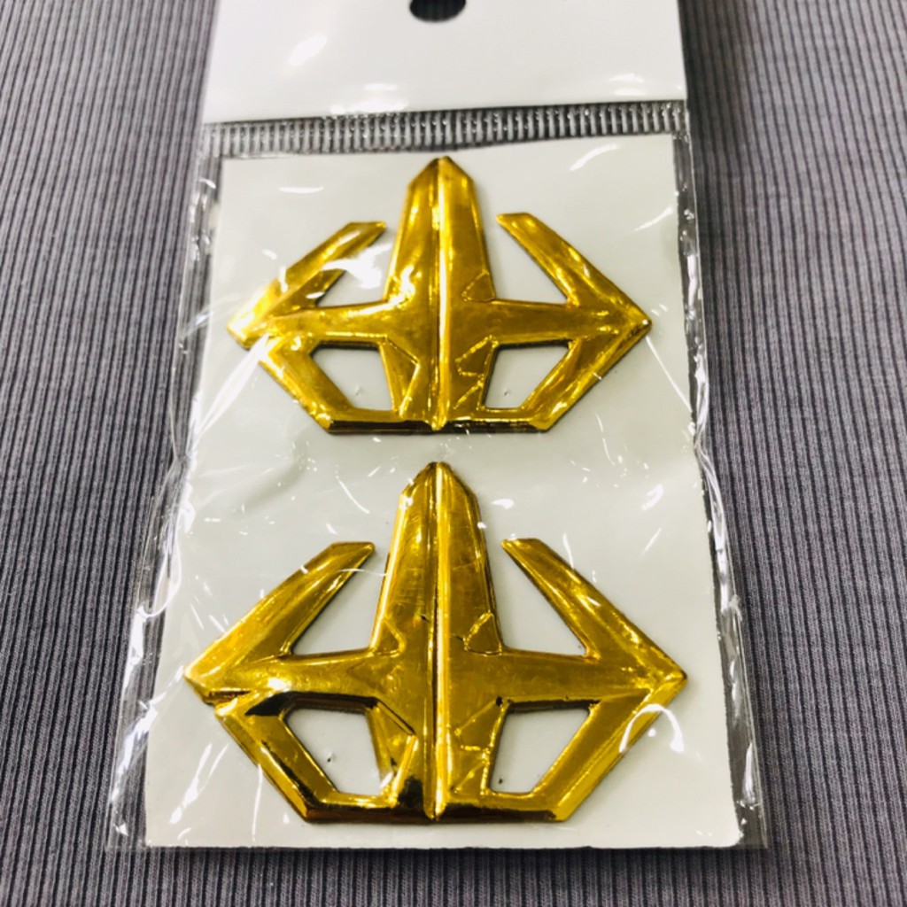 Tem Cặp logo Airblade kim cương sắc nét màu Vàng