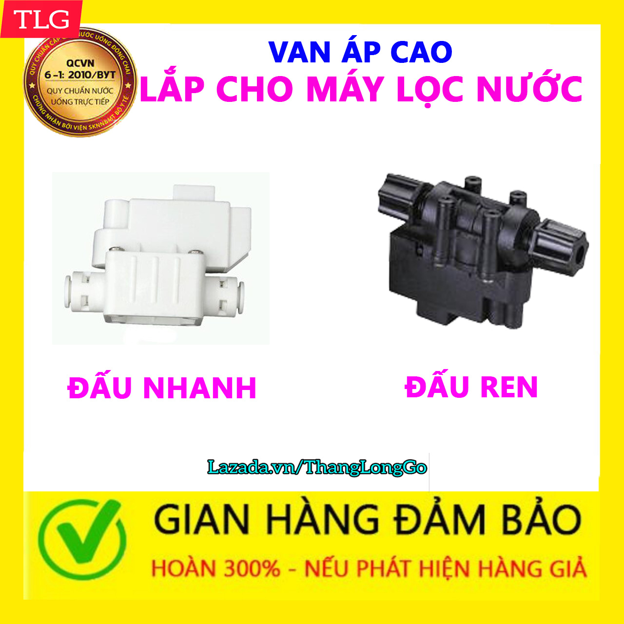 VAN ÁP CAO MÁY LỌC NƯỚC RO  DÙNG CHO MỌI LOẠI MÁY LỌC NƯỚC - shop giao sắc xuất