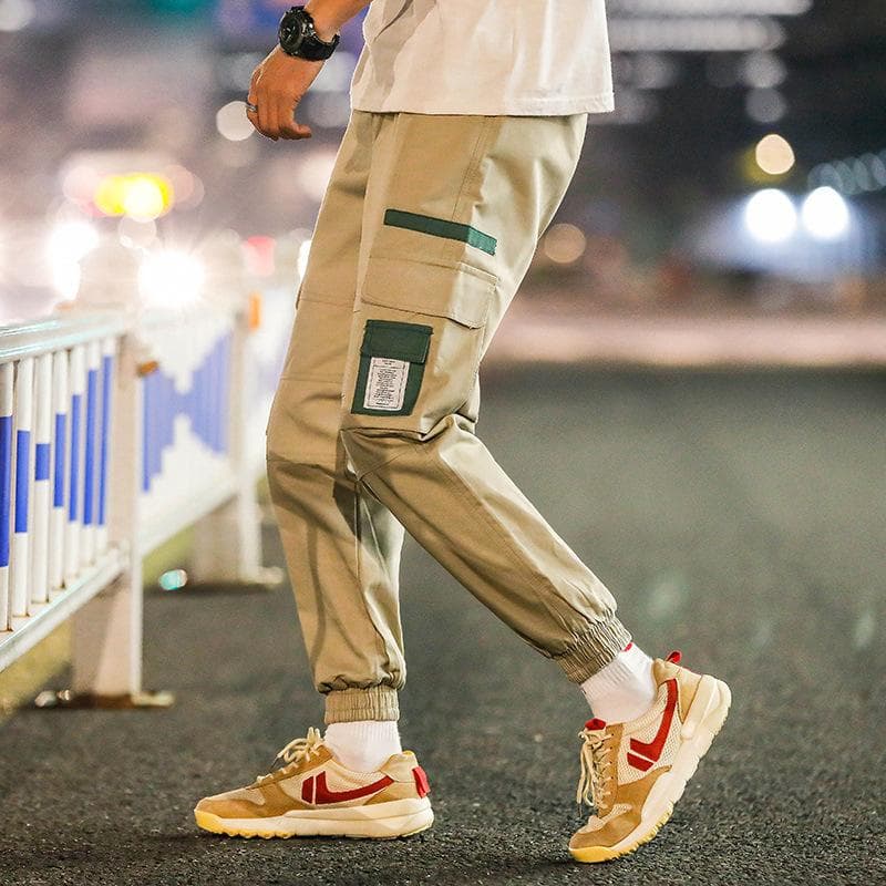 Quần Jogger Kaki Túi Hộp Nam Nữ Thoáng Mát Cá Tính