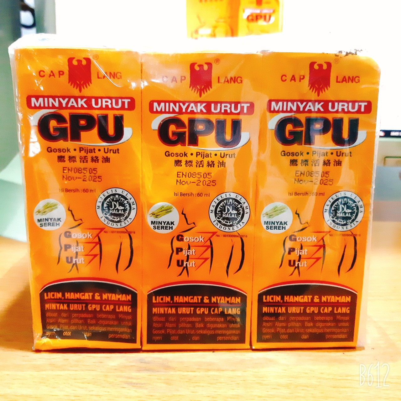 Combo 12 chai dầu nóng minyak urut gpu