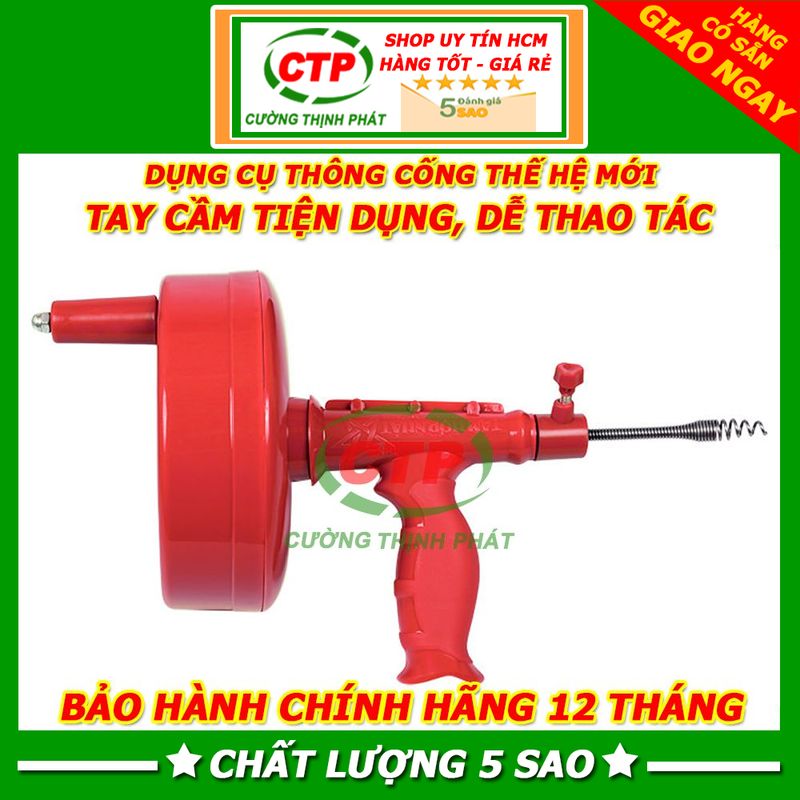 Dụng Cụ Cây Thông Cống Dây Lò Xo TORNADO