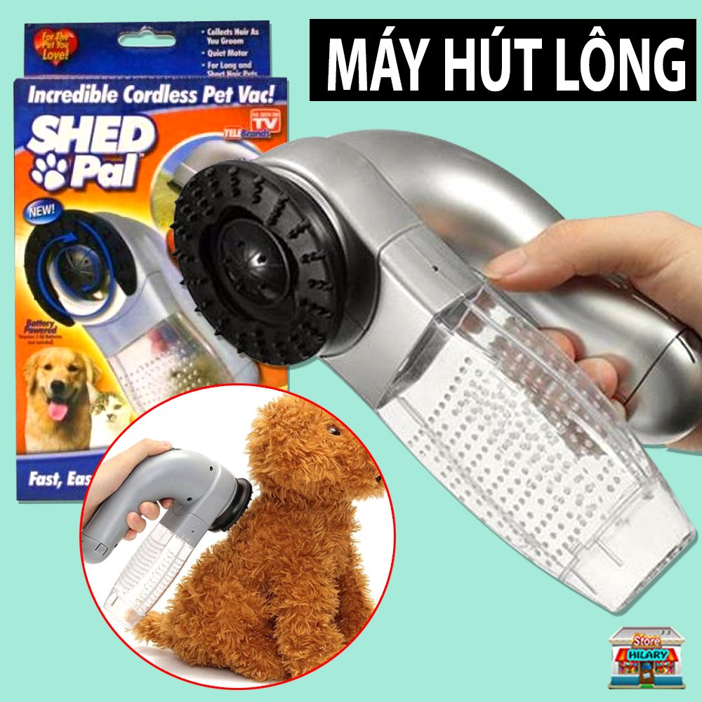 Máy hút lông chó mèo, massage cho chó mèo shed pal - máy hút lông quần áo, lông giường, hút lông chó mèo, dụng cụ hút lông mèo, hút lông quần áo. hút lông chăn