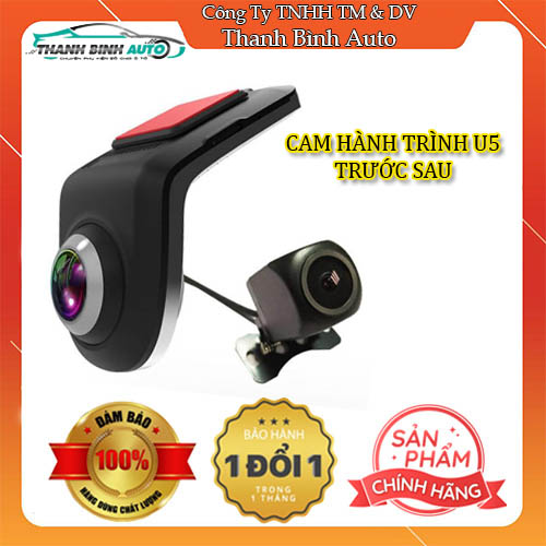 Camera Hành Trình Ô Tô, Xe Hơi U5 Trước, Sau - Hàng Cao Cấp