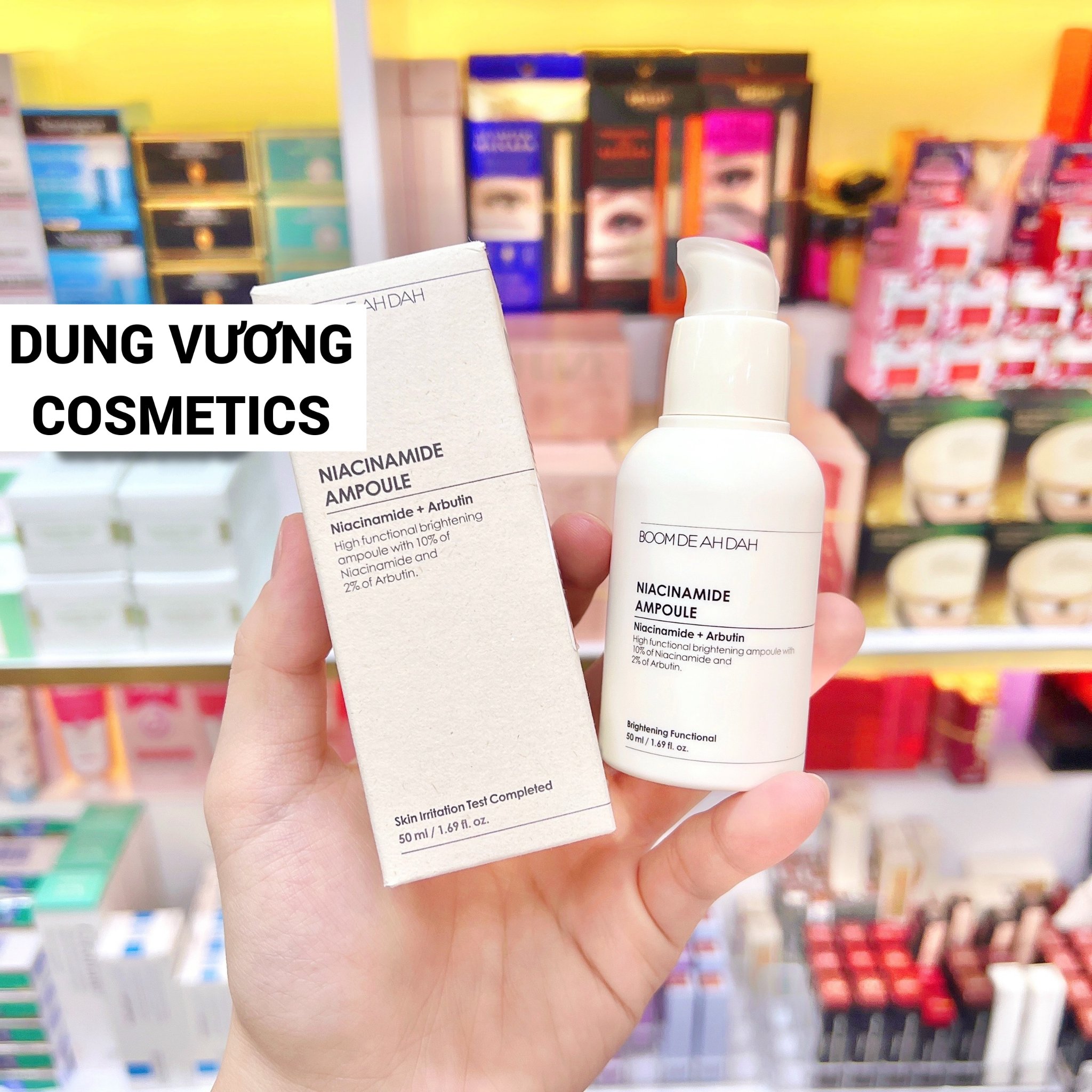 Serum niacinamide boomdeahdah dưỡng trắng, căng bóng da