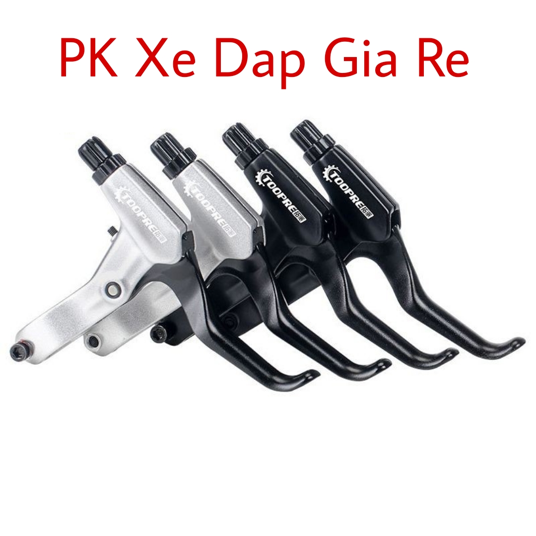 Tay phanh xe đạp toopre bằng hợp kim nhôm, tay thắng xe đạp toopre nhôm - chính hãng