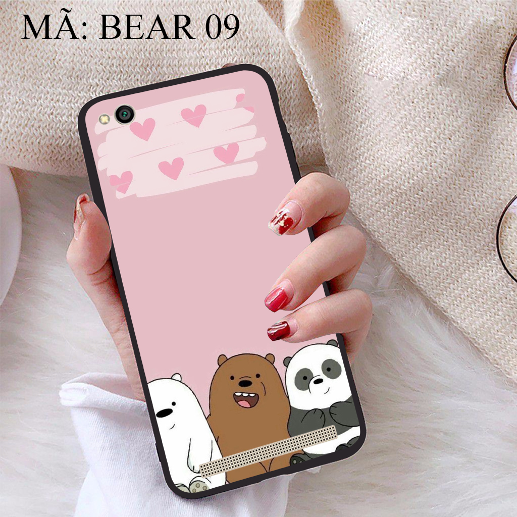 [HCM]Ốp lưng iCase dành cho Xiaomi Redmi 5A viền dẻo TPU BST Chúng ta là Gấu