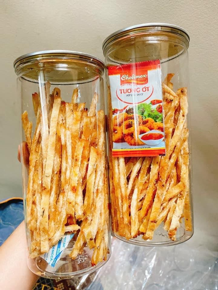 Khô cá thiều cắt sợi tẩm gia vị 300g-thơm ngon đậm đà-rap food