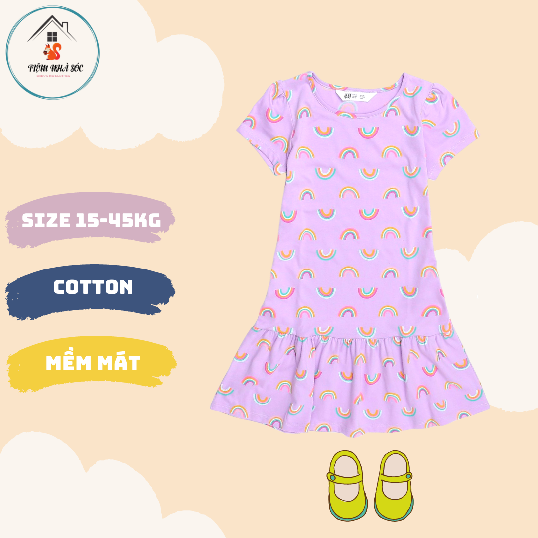 Váy xòe đuôi cá cho bé gái size đại 15 - 45kg Tiệm Nhà Sóc