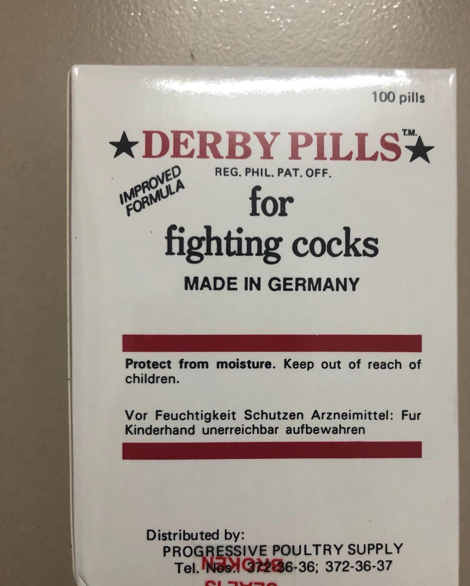 Thuốc bổ gà - derby pills - hộp 100v