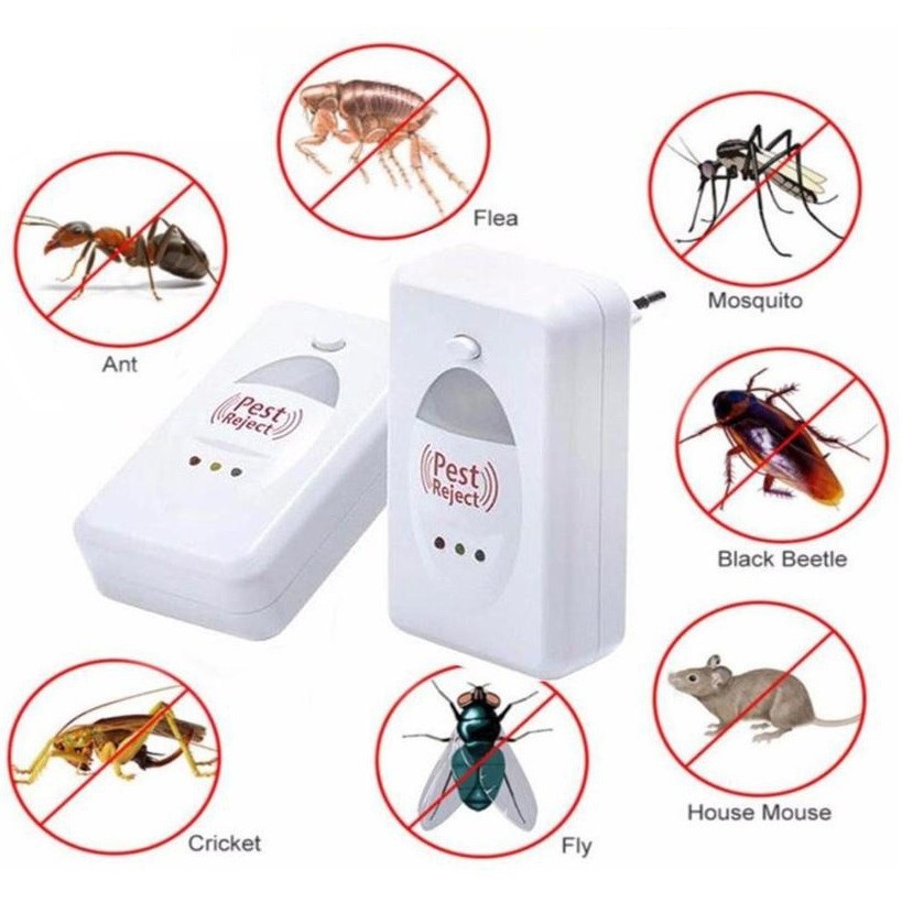 Máy Đuổi Côn Trùng Pest Reject - Máy Đuổi Chuột Muỗi Gián Thông Minh
