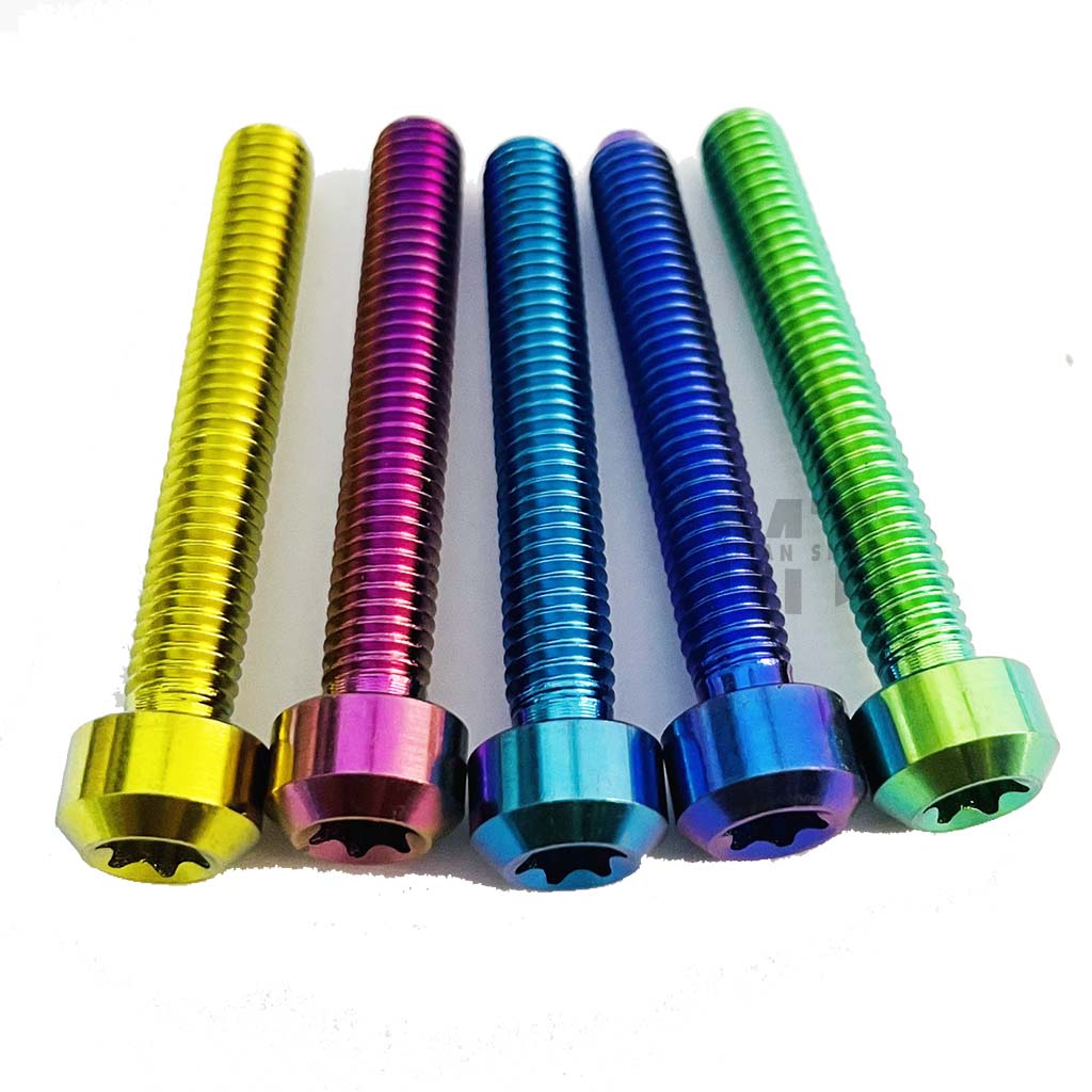 Bộ 10 Ốc Che Két Nước-Gù Tay Lái TITAN GR5 6li40 Đầu Trụ Vario/AB/Click/Sh/Lốc Máy Cùng Kích Thước