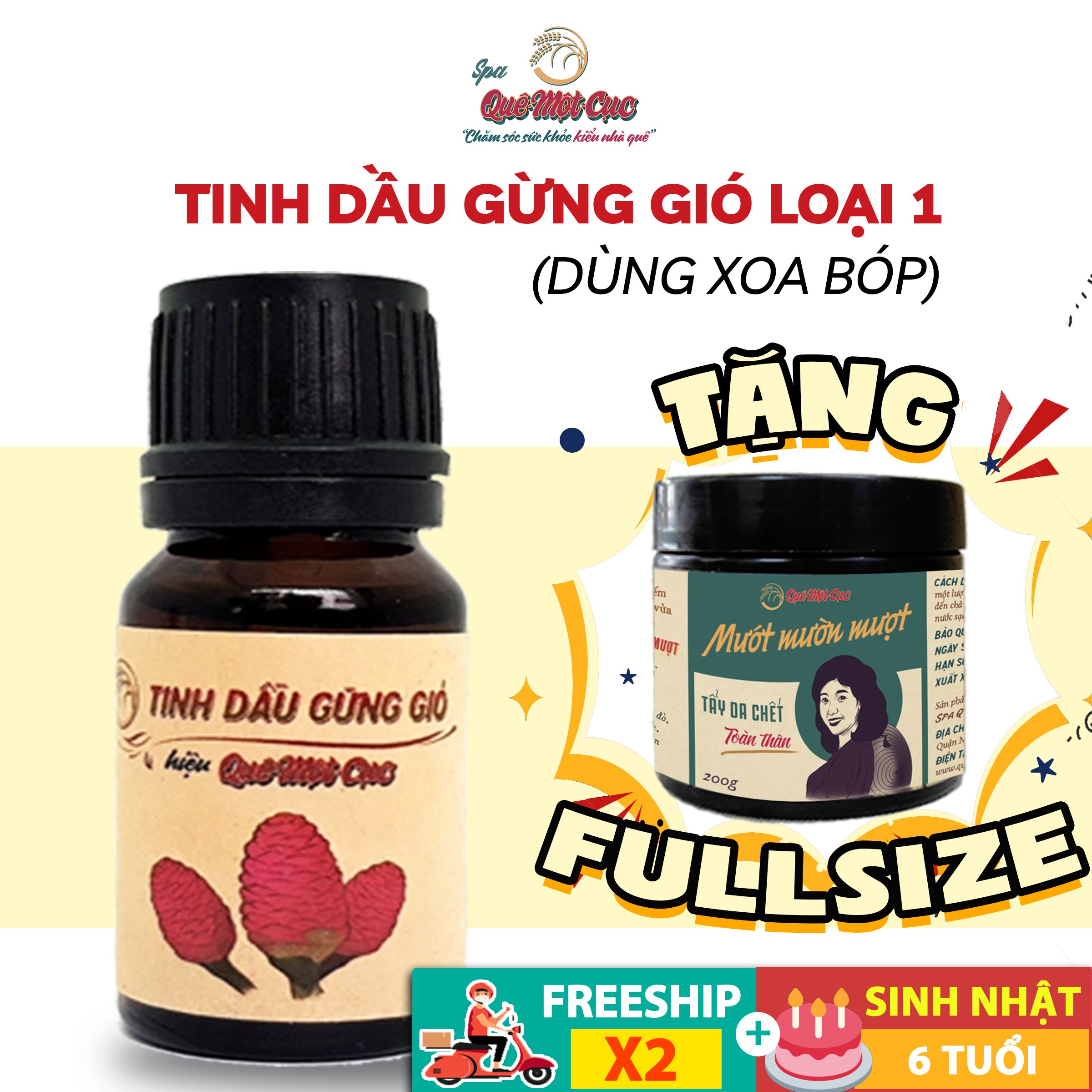 [HCM]Tinh dầu gừng gió [HÀNG CAO CẤP] giảm nhức mỏi xương khớp cam kết 100% nguyên chất chiếc tách đặc biệt QUÊ MỘT CỤC 10ml (xanh lá lợt)