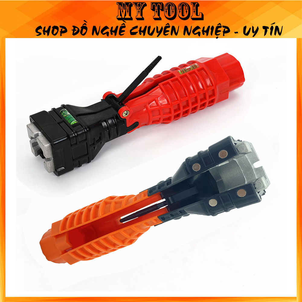 Dụng cụ mở ống nước đa năng 18 in 1 kapusi japan - cờ lê đa năng tháo mở ống nước góc hẹp - dụng cụ thay vòi dây cấp nước - tuýp vặn mở ốc xi phông