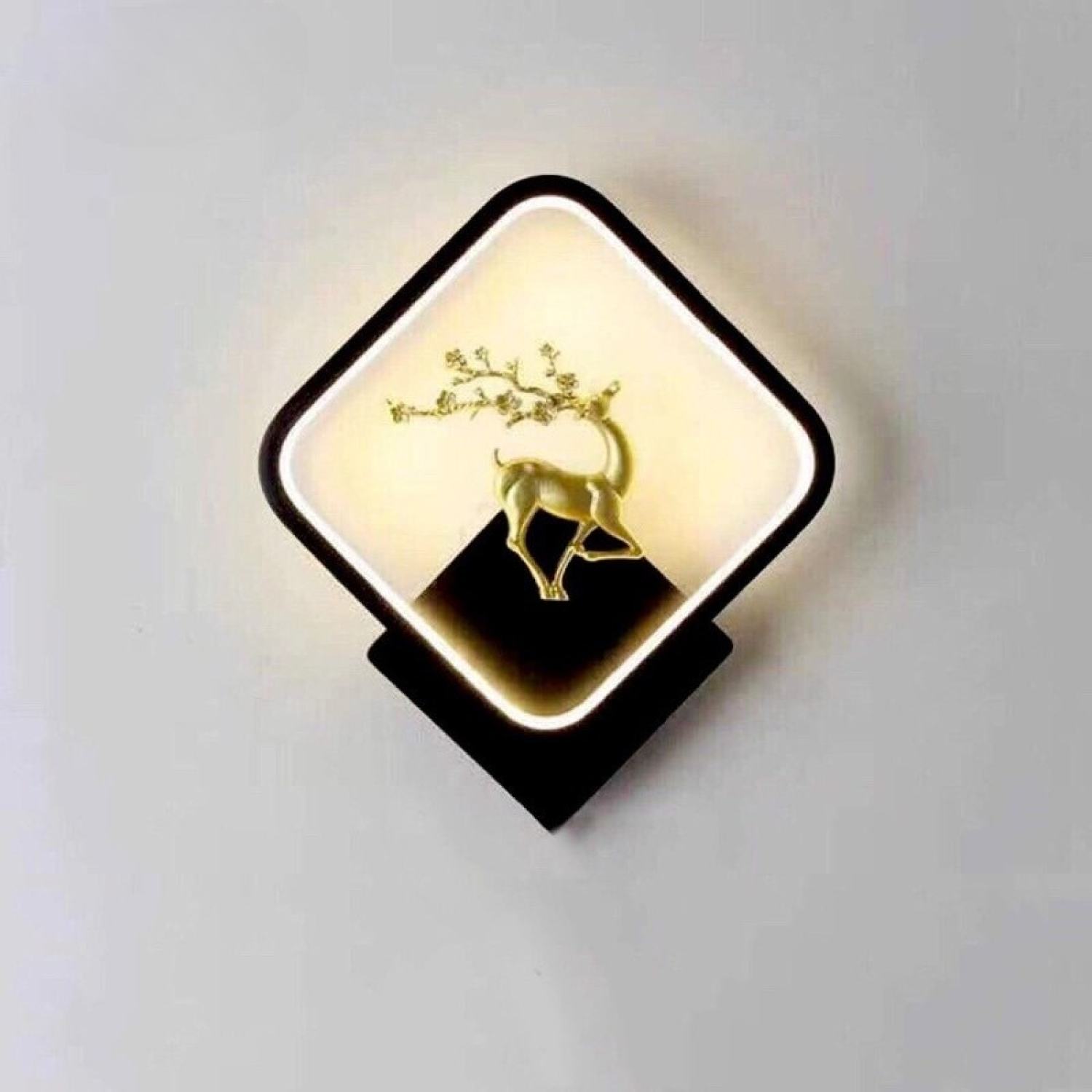 Đèn Ngủ Treo Tường Hình Hươu Trang Trí Nội Thất Phong Cách Hiện Đại