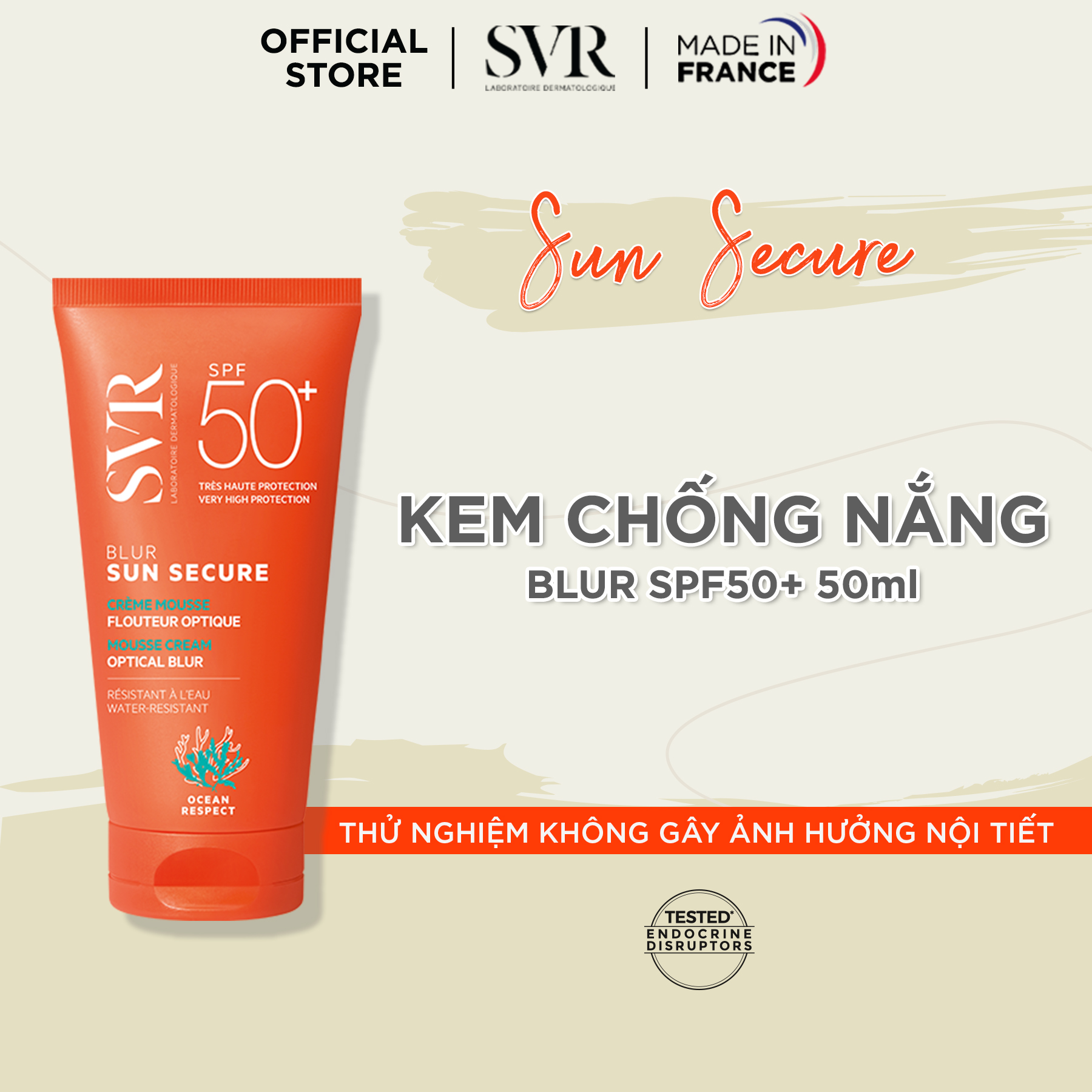 Kem chống nắng SVR SUN SECURE Blur SPF50+ 50ml