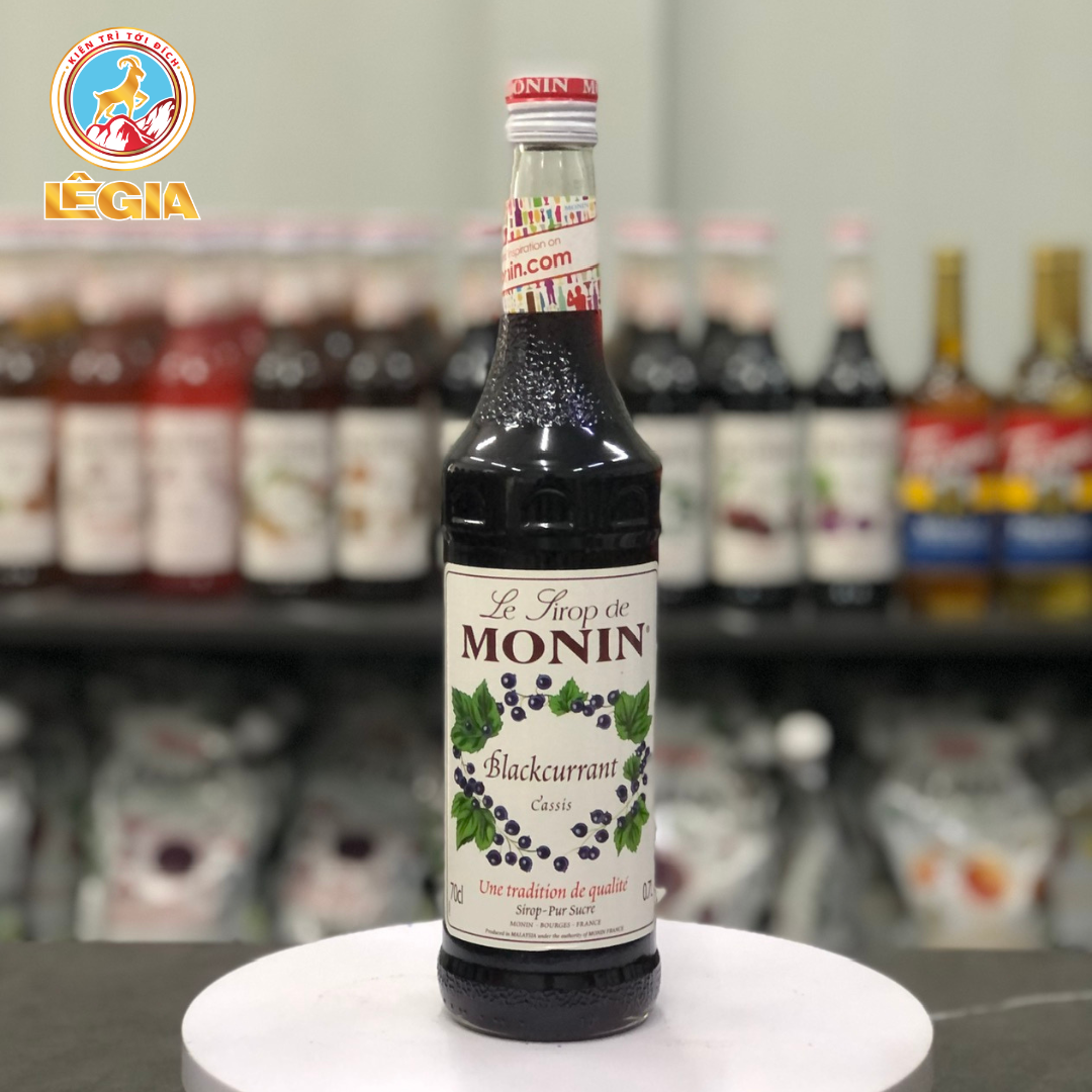 Siro monin nho đen 700ml - monin black currant syrup