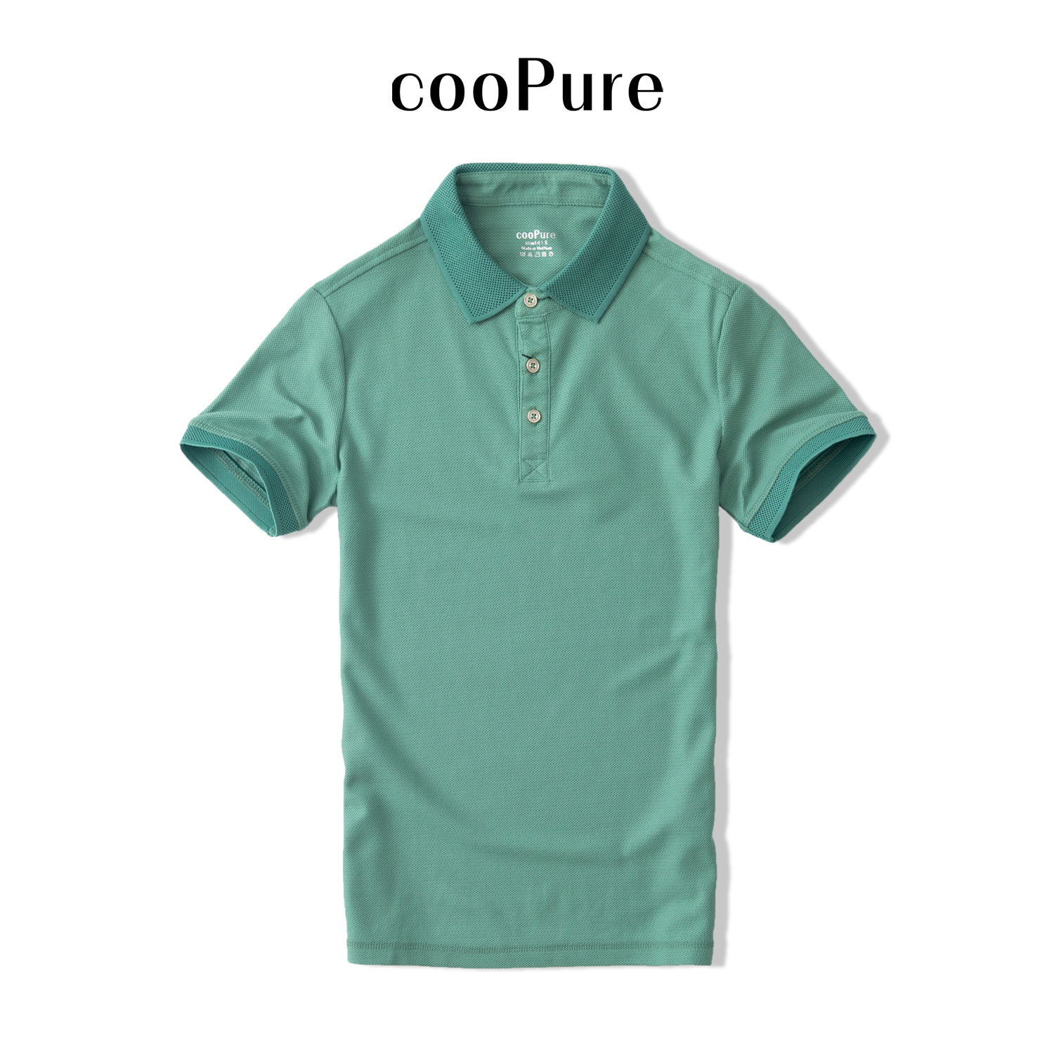 Áo polo nam cooPure chất vải Modal mềm mại, thiết kế cổ dệt tinh tế NO.2127 (7 màu)