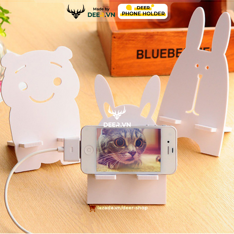 Deer - giá đỡ điện thoại hình thú siêu gọn nhẹ cute
