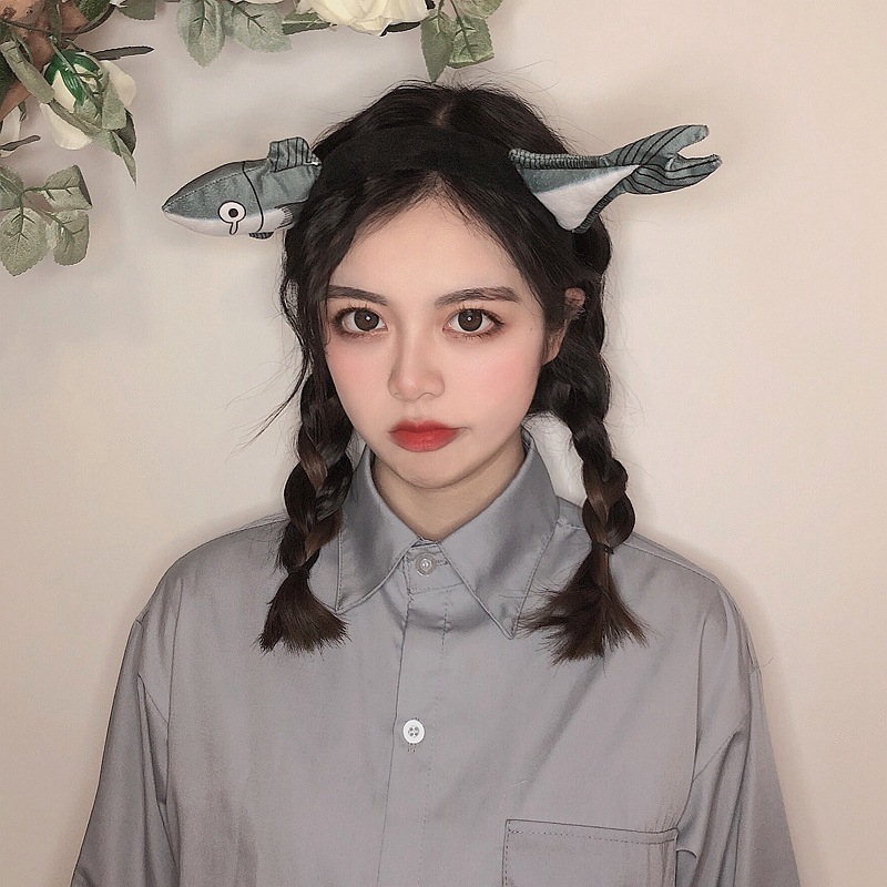 Bờm tóc nữ cute hình cá mập và cà rốt dễ thương đáng yêu GD64