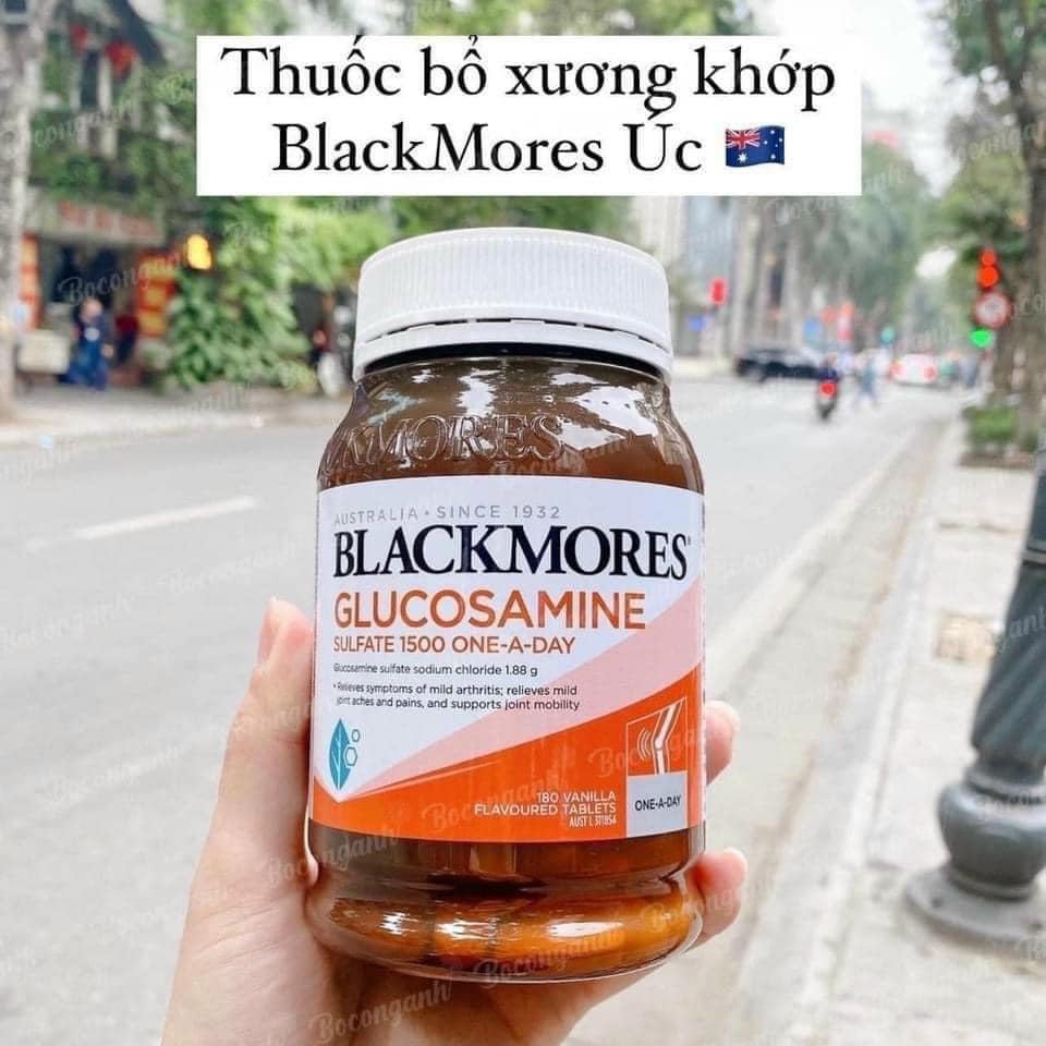 Blackmores Glucosamine 1500 One-A-Day 180v, Thực phẩm chức năng bổ xương khớp Blackmore Úc, 180v