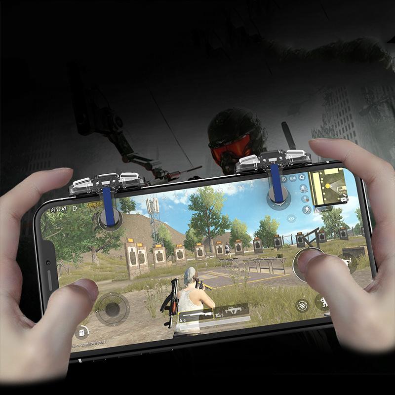 Bộ 2 Nút Chơi Game PUBG ROS Dòng Nút Bấm 2 Chốt A8S Kim Loại Trên Điện Thoại