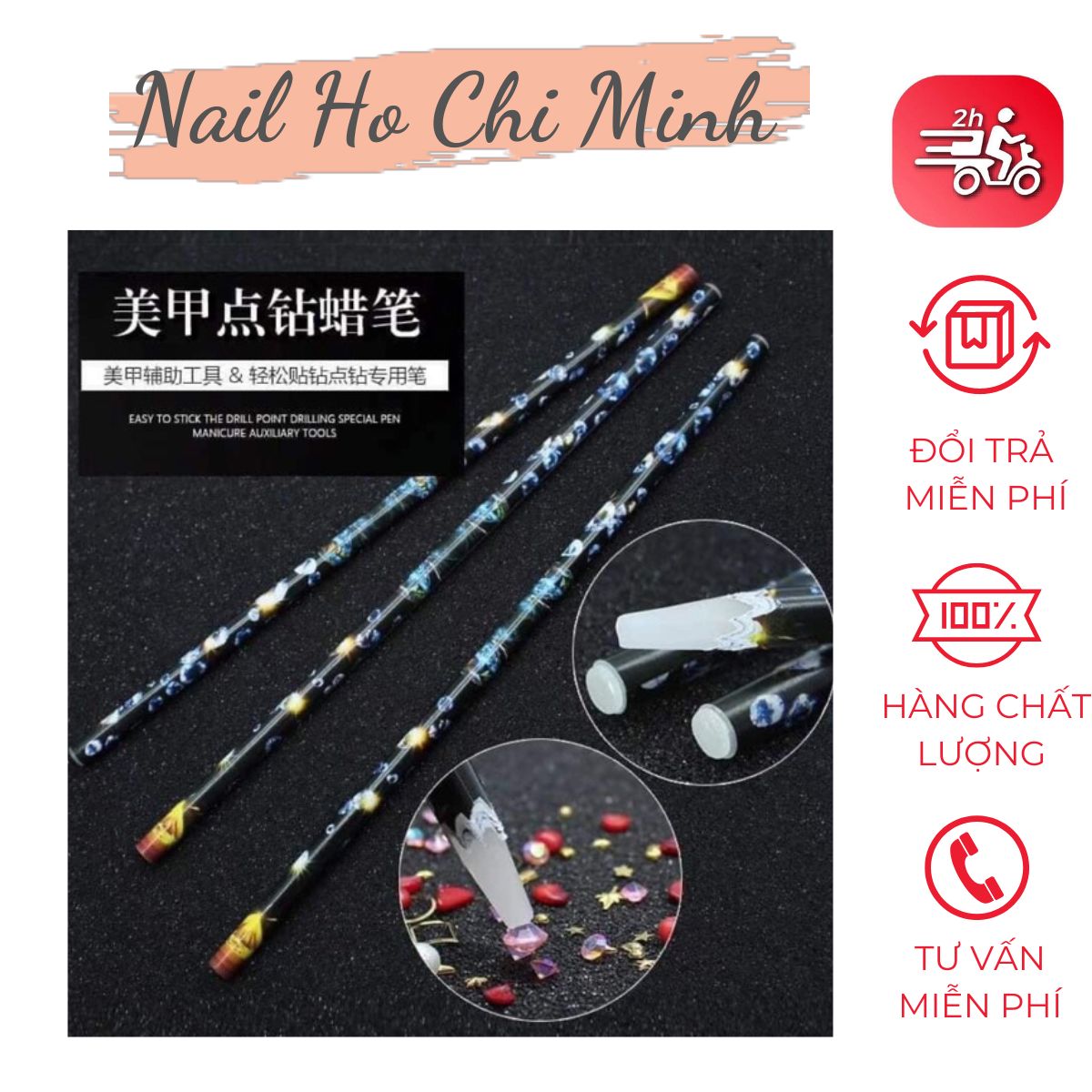 Bút chấm đá chuyên dụng cho dân làm móng