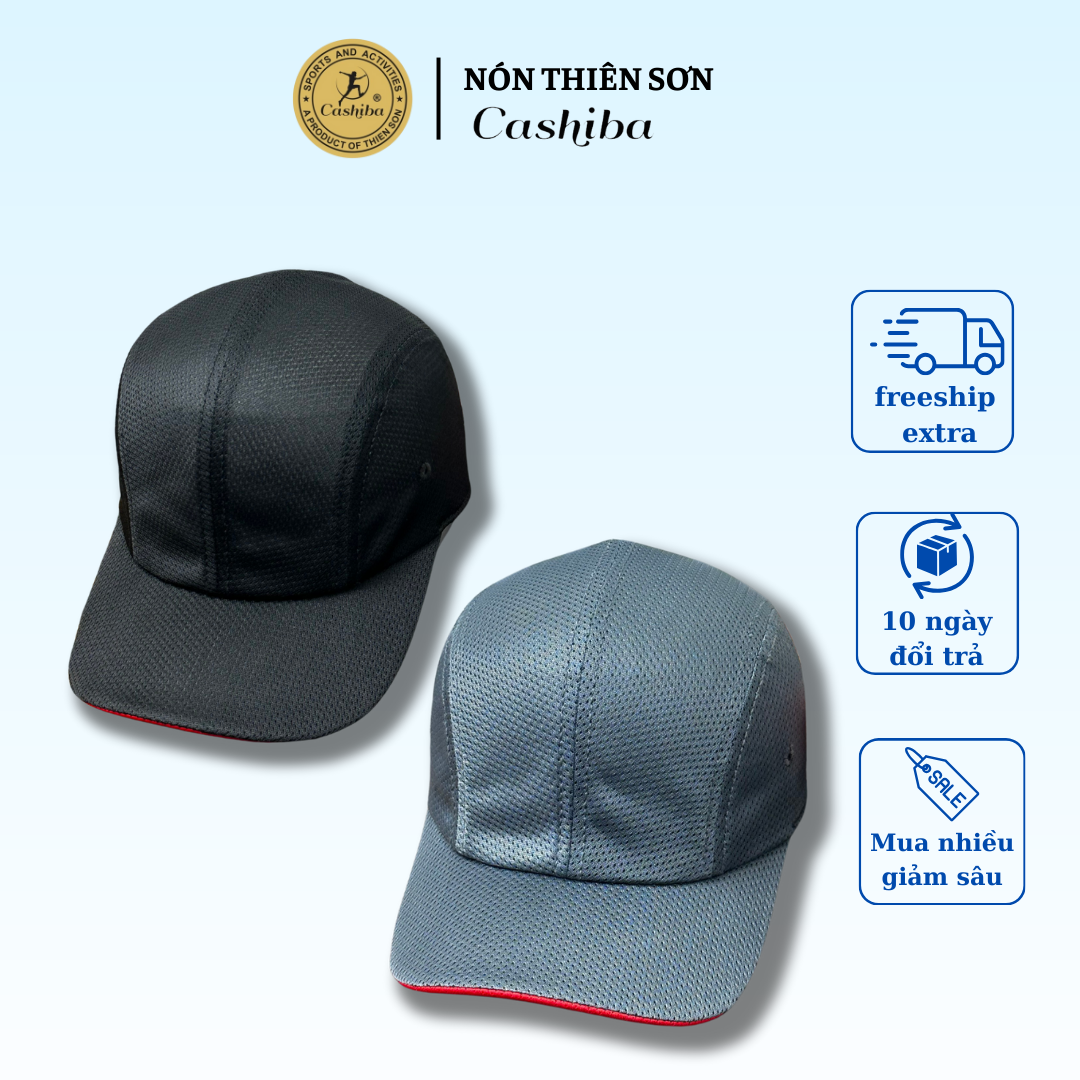 Mũ lưỡi trai TS074 full lưới Thiên Sơn, mũ lưỡi trai full lưới vá kết