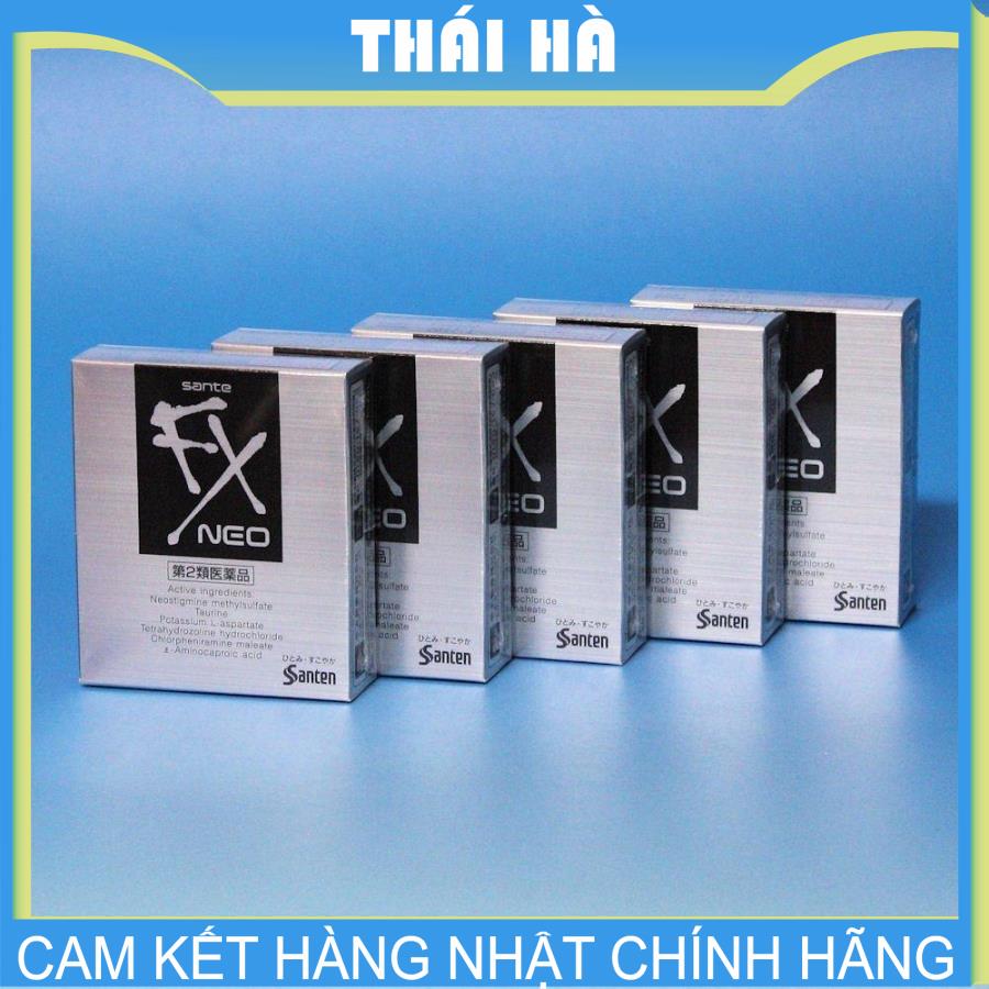 [HCM]BỘ 5 CHAI NUOC NHỎ MẮT FX NEO 12 ML NHẬT BẢN