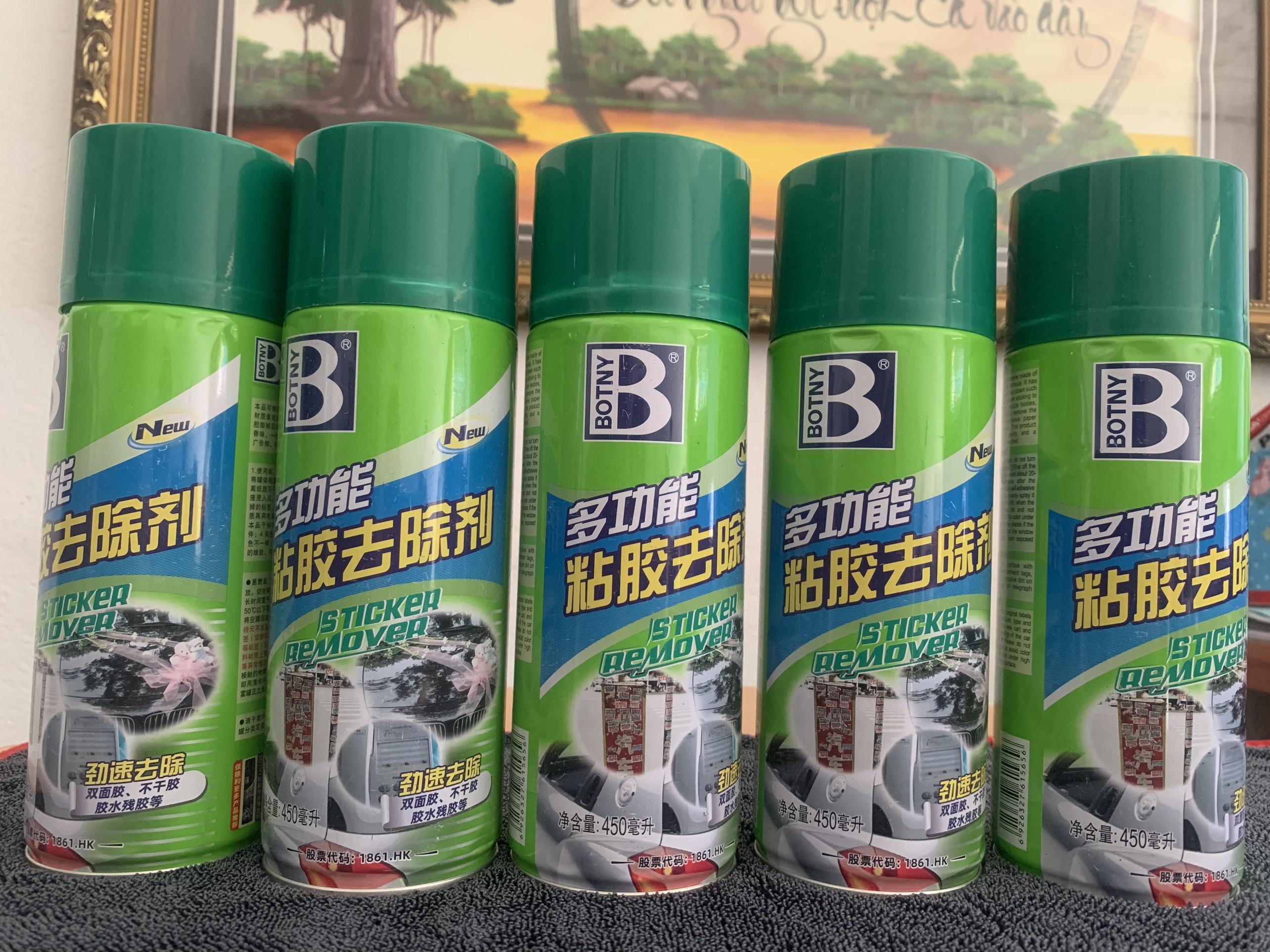 Dung dịch tẩy băng keo nhựa đường dạng xịt 500ml