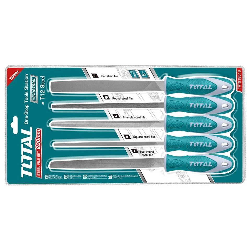 200mm bộ 5 giũa sắt total tht918516