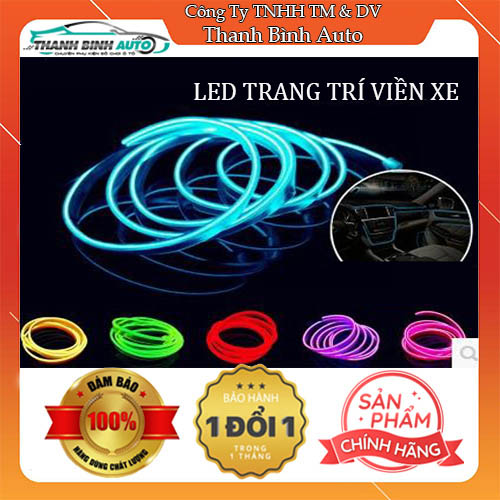 Led trang trí viền xe - trang trí nội thất xe độc đáo