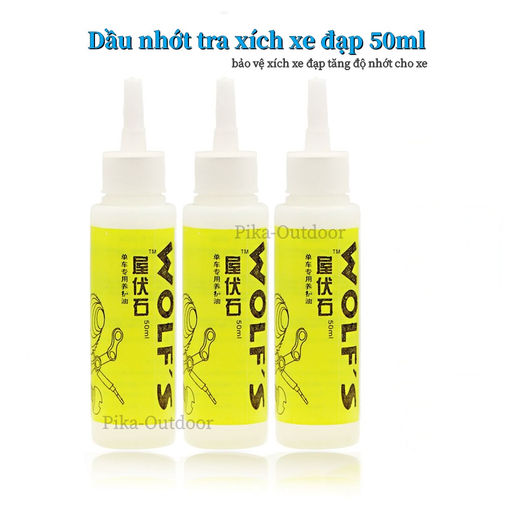Dầu tra xích xe đạp thể thao 50 ml,dầu nhớt tra xích xe đạp loại tốt,bảo vệ xích xe đạp tăng độ nhớt cho xe
