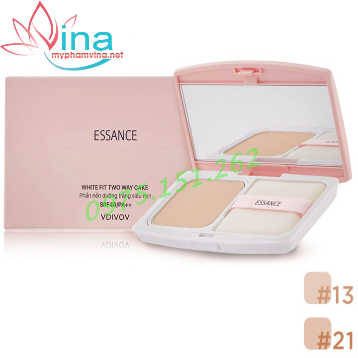 [HCM]PHẤN PHỦ ESSANCE VEIL FIT TWO WAY CAKE 11G