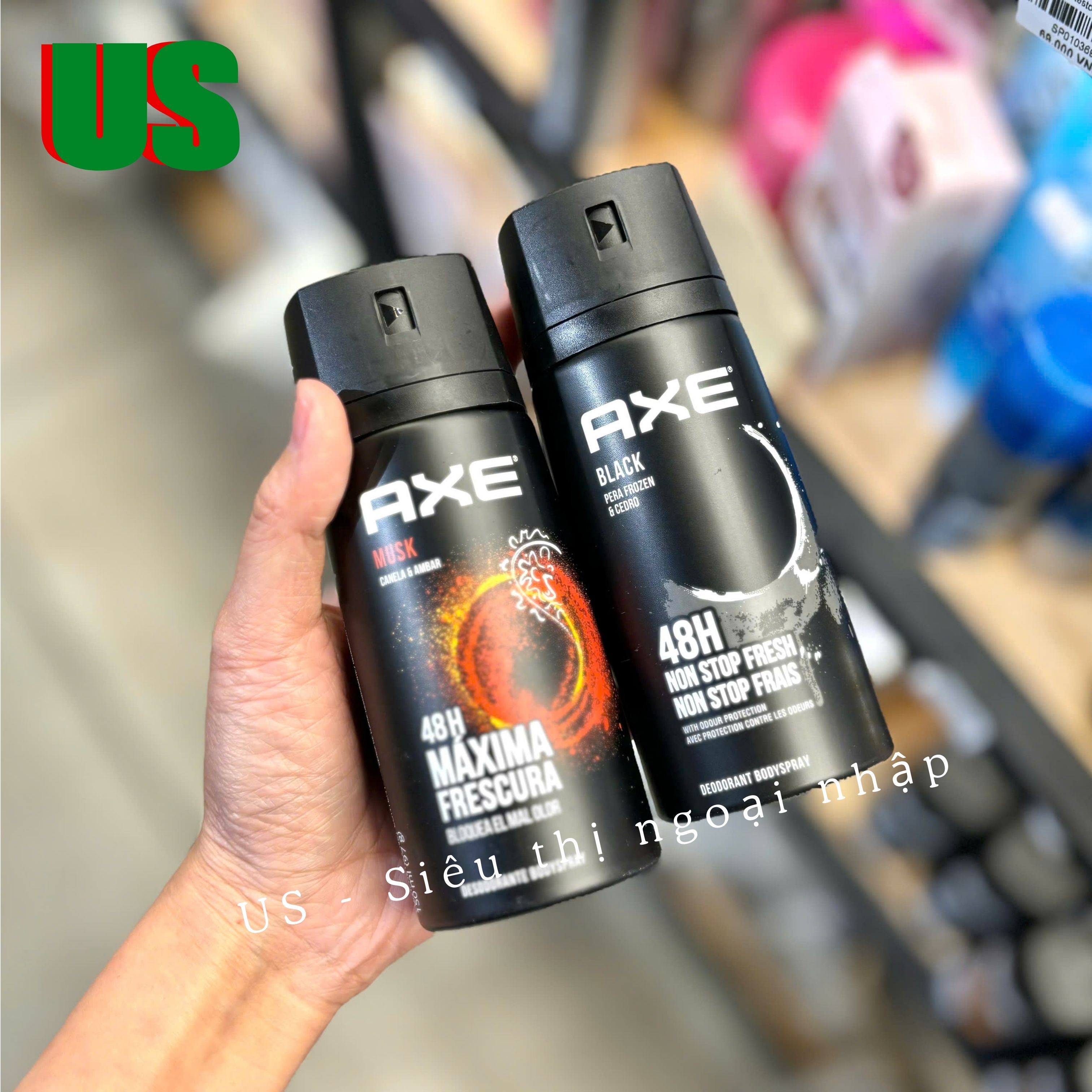 Chai Xịt Khử Mùi Toàn Thân AXE 48H Máxima Freshcura Ngăn Tiết Mồ Hôi 150ml