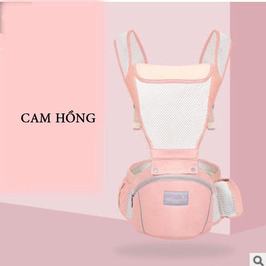 Địu em bé chống gù AIXINTU có ngăn chứa đồ rộng rãi, siêu thoáng khí, cực chắc chắn, giặt không phai màu, địu ngồi, địu 4 tư thế, địu cho bé, địu ngồi cho bé, địu